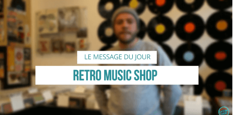Message du jour : Jeff Giannone du Retro Music Shop