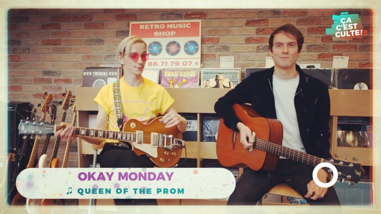 Okay Monday ♫ Queen of the prom : session musicale Ça C&rsquo;est Culte au Retro Music Shop