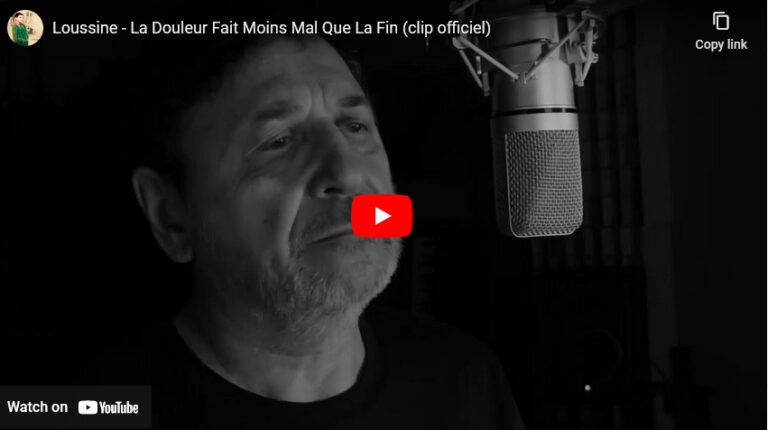 Loussine – La Douleur Fait Moins Mal Que La Fin (clip officiel)