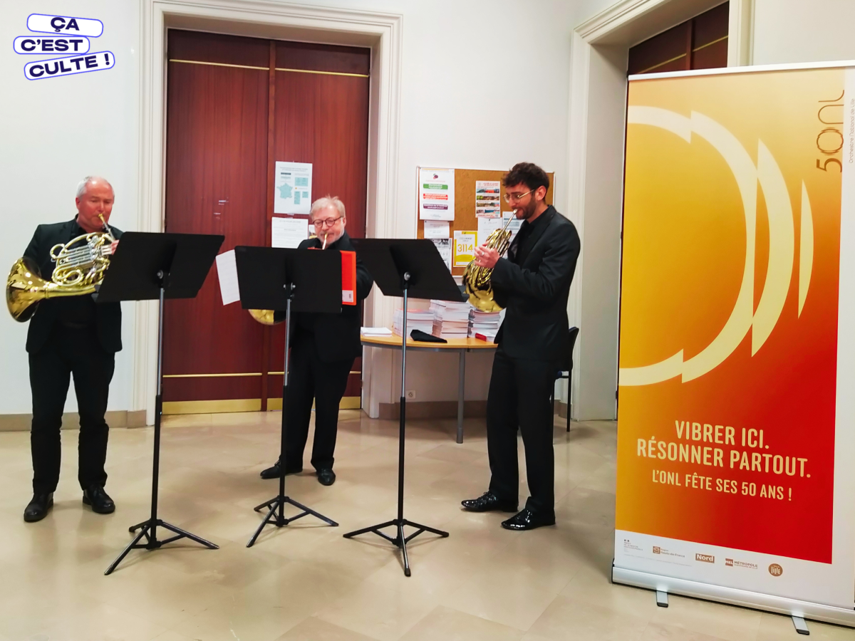 Accueil conférence 50 ans Orchestre National de Lille