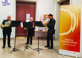 Accueil conférence 50 ans Orchestre National de Lille