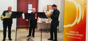 Accueil conférence 50 ans Orchestre National de Lille