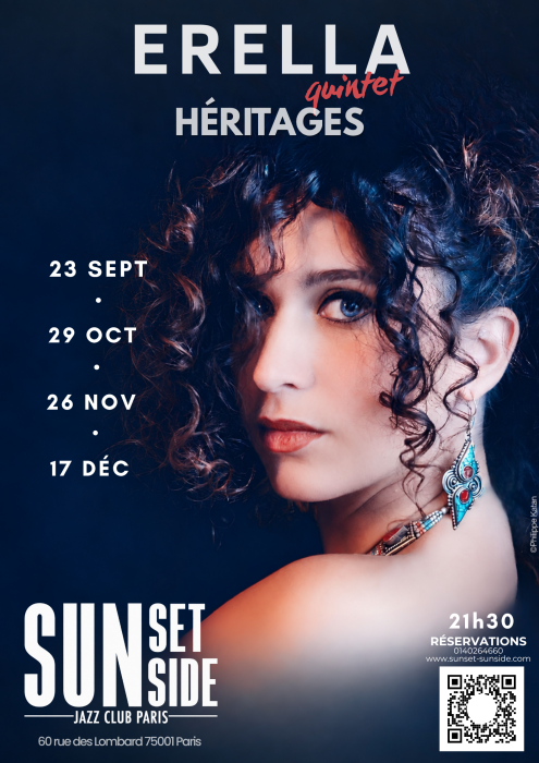 Erella en concert au Sunside. Erella : la vidéo du single Quand Je Chante annonce quatre concerts au Sunside (2026)