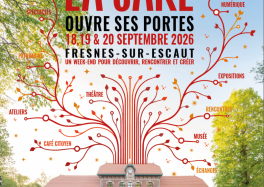 Inauguration de la Gare de Fresnes-sur-Escaut : 3 Jours de Festivités (2026) Affiche officielle La Gare ouvre ses portes