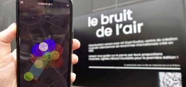 Le Bruit de l’Air #4 à Valenciennes : une balade sonore géolocalisée inédite (2026) App Le Bruit de l'air 3 © Art Zoyd Studios
