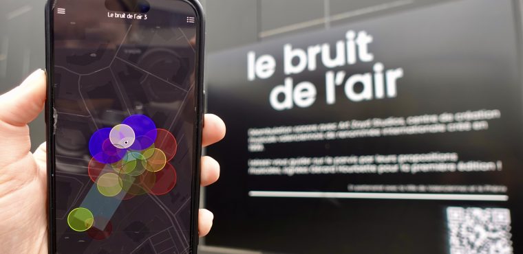 Le Bruit de l’Air #4 à Valenciennes : une balade sonore géolocalisée inédite (2026) App Le Bruit de l'air 3 © Art Zoyd Studios