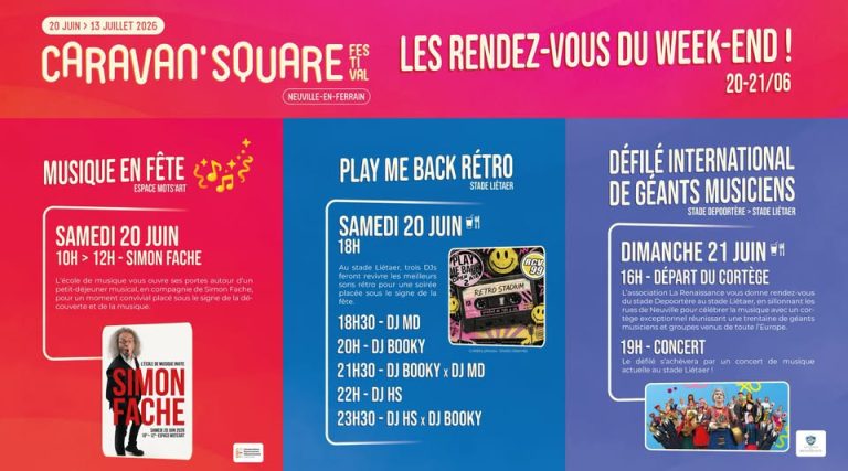 Caravan’ Square Festival 2026 programme fete de la musique