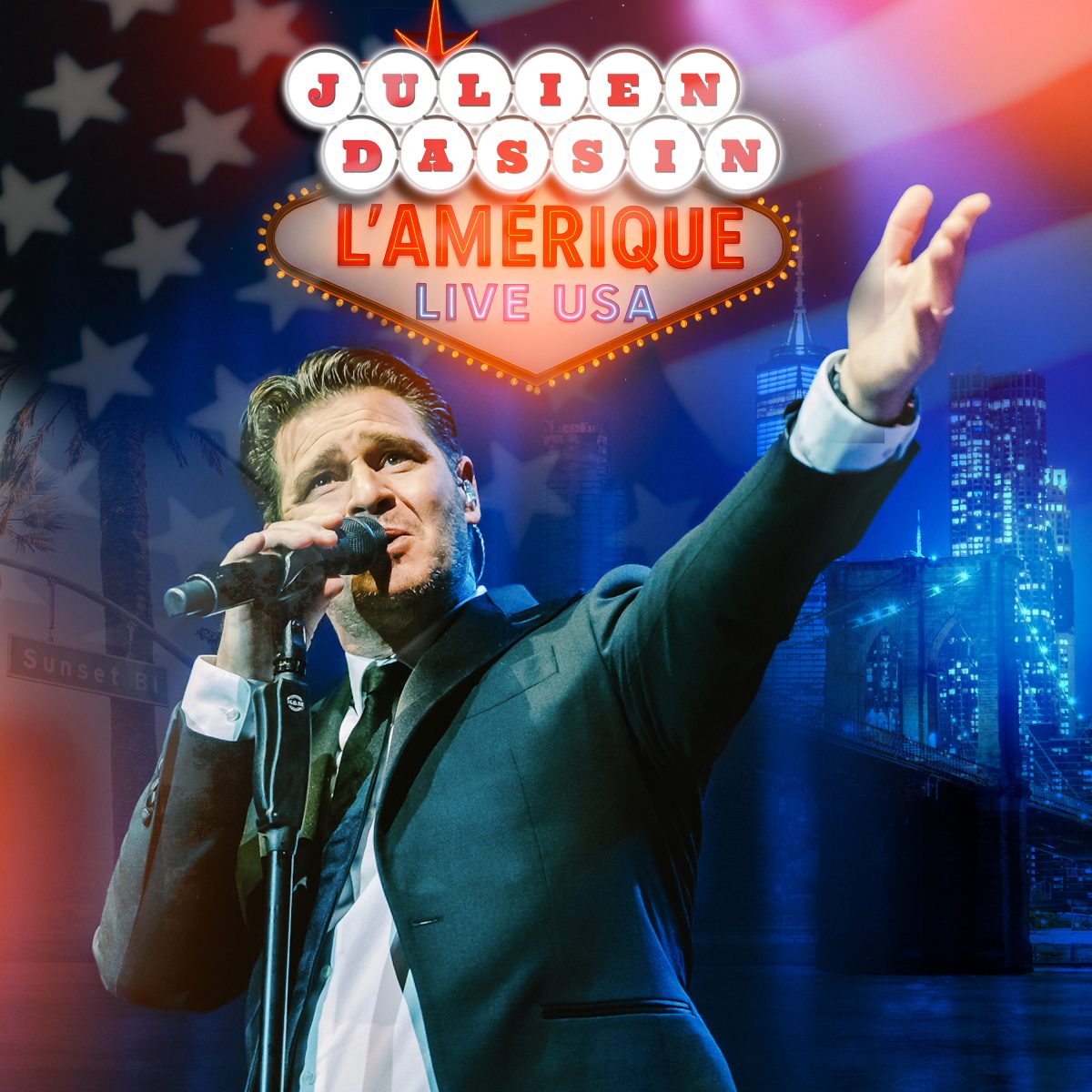 Julien Dassin Nouvel album L'Amérique Live USA