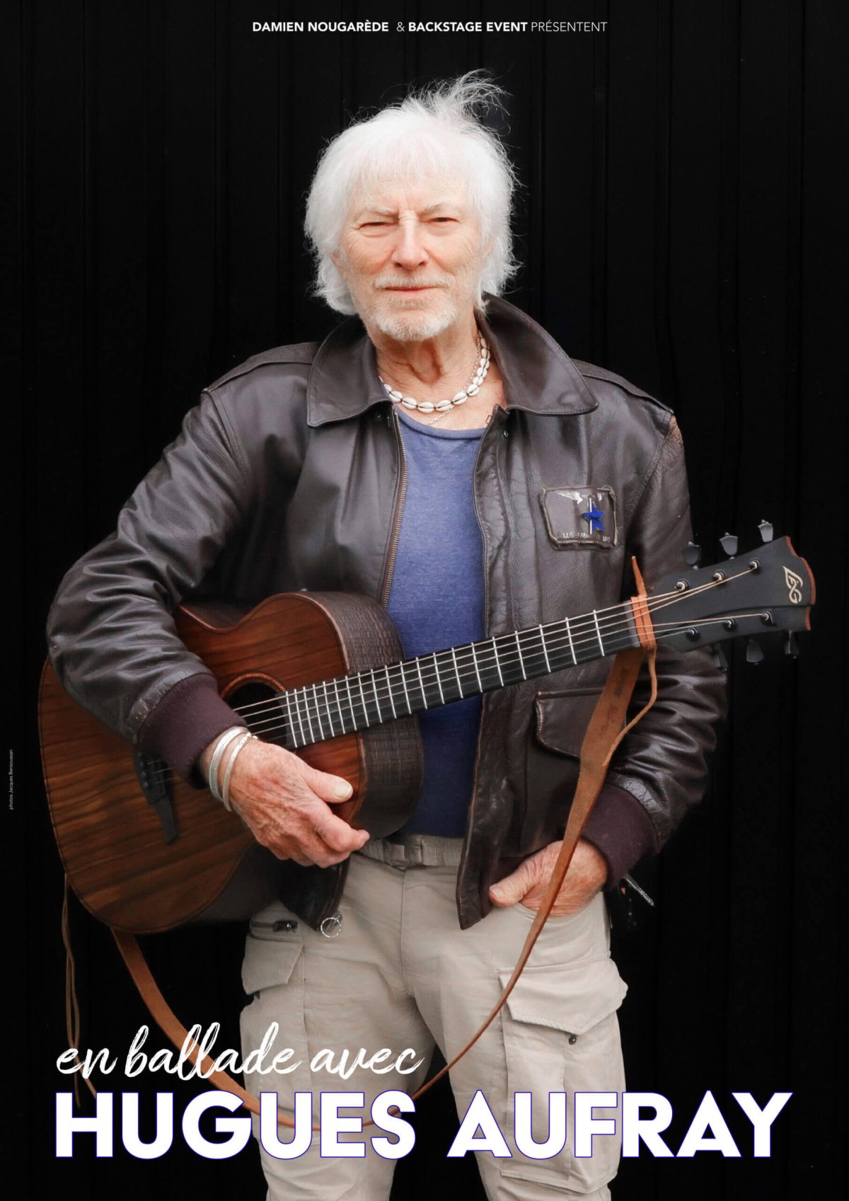 En ballade concert avec Hugues Aufray à Lille en avril 2025