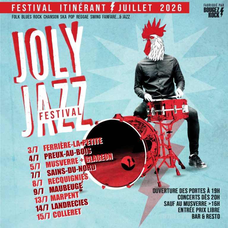 Festival Joly Jazz 2026 La Sambre-Avesnois s'enflamme au rythme des notes ! Festival Joly Jazz 2026 La Sambre-Avesnois s'enflamme au rythme des notes !