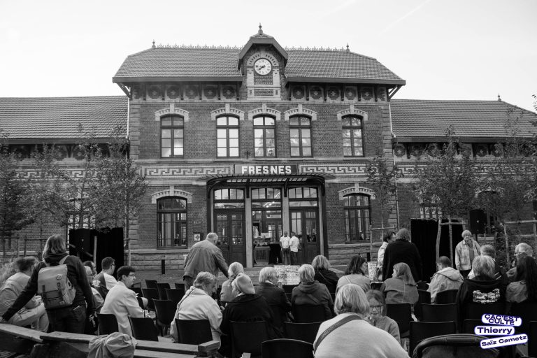 Inauguration de la gare de Fresnes-sur-Escaut par Thierry SAÏZ CAMETZ