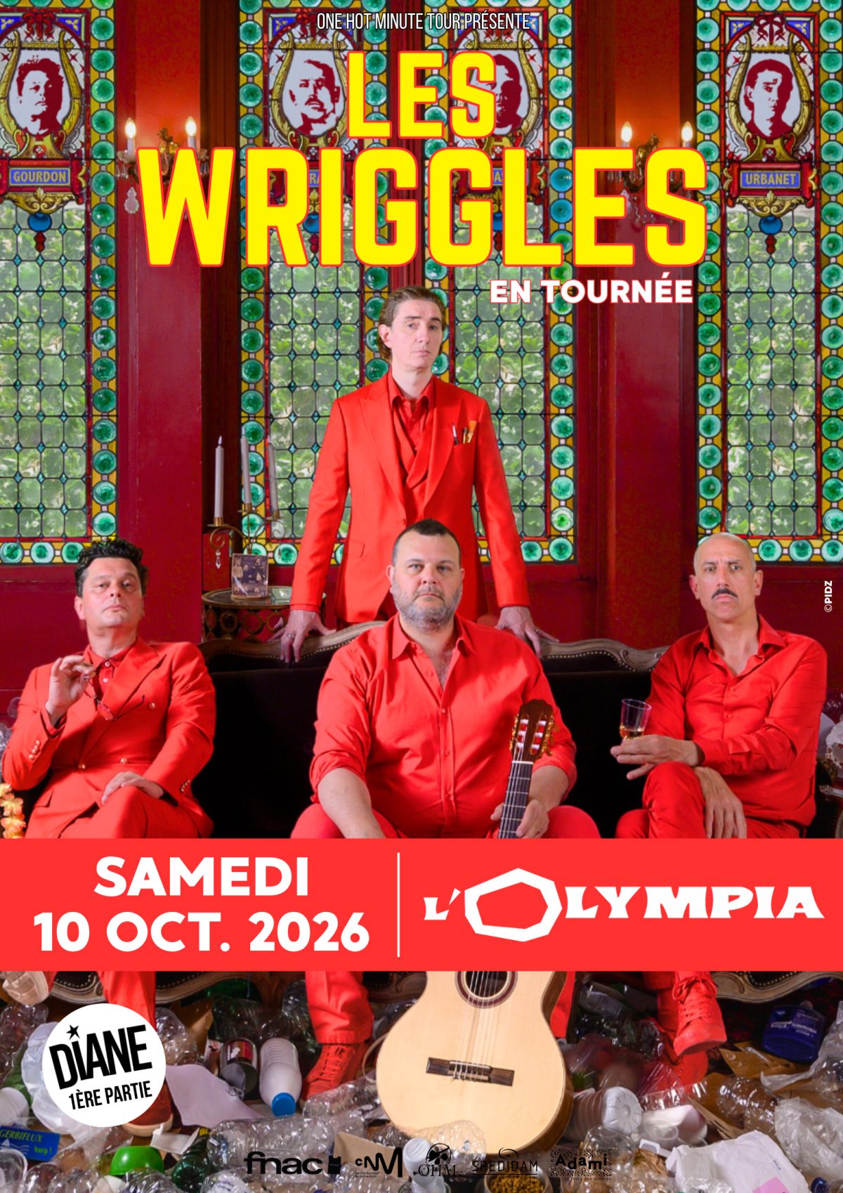 Les Wriggles nous convient à L’Olympia le 10 octobre 2026