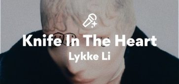 Lykke Li - Knife In The Heart (Official Lyric Video) (2026)