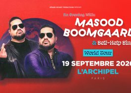 Masood Boomgaard Son nouveau spectacle Self-Help Singh à retrouver le 19/09/2026 à 20h L'Archipel à Paris