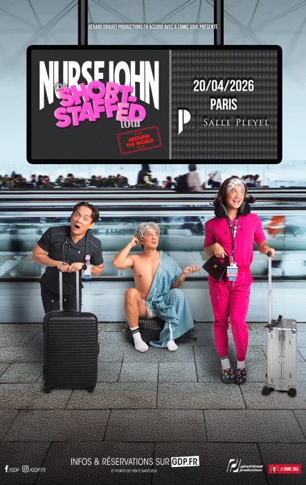 Nurse John Nouveau spectacle The Short Staffed Tour Le 20/04/2026 à la Salle Pleyel à Paris