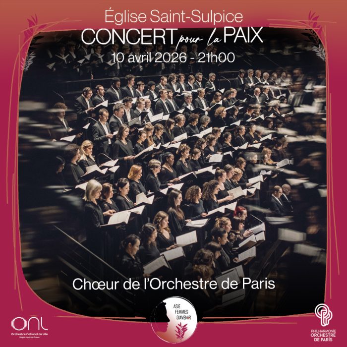 Concert pour la Paix à Paris – 160 artistes à l’Église Saint-Sulpice le 10 avril 2026