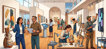 Qui travaille dans les musées et galeries (2026)