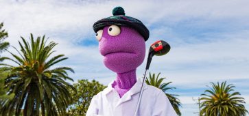 Randy Feltface en spectacle stand-up à l'Alhambra à Paris