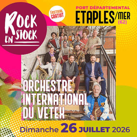 Rock en Stock 2026 sur le port d'Étaples-sur-Mer orchestre national du vertex