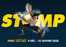 STOMP à La Cigale à Paris du 9 décembre 2025 au 18 janvier 2026.