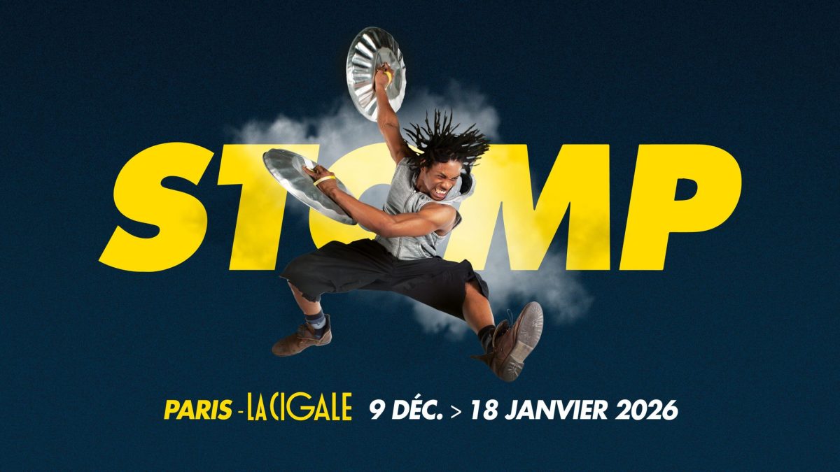 STOMP à La Cigale à Paris du 9 décembre 2025 au 18 janvier 2026.