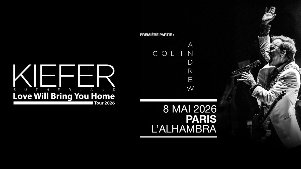 Kiefer Sutherland en concert à Paris : le "Love Will Bring You Home Tour" s'arrête à l'Alhambra
